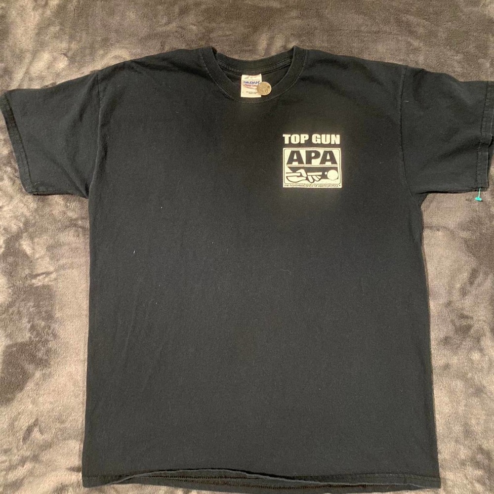 Y2K Top Gun APA 8 Ball Tee Shirt